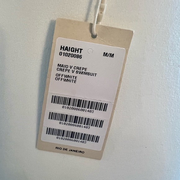 NWT Haight Off-White Crepe Swimsuit - Size Medium - Picture 4 of 7